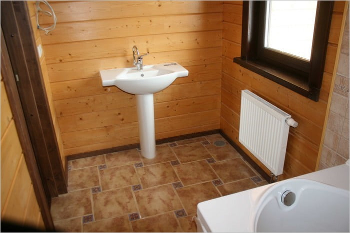 баня в деревянном доме